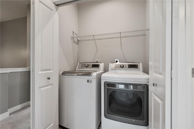 1008 Adair Ave, Middlesex Twp, PA 16059 - laundry room featuring washer and clothes dryer and carpet flooring