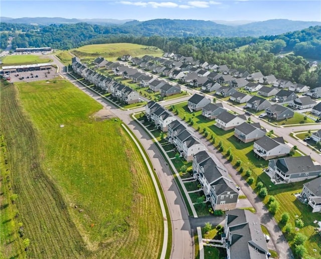 1008 Adair Ave, Middlesex Twp, PA 16059 - aerial perspective of suburban area with a mountain backdrop
