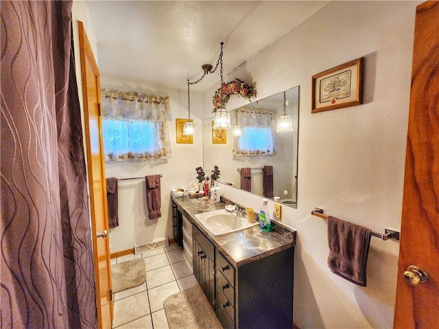1031 Gameland Rd, Donegal, PA 16025 - full bathroom featuring vanity and tile patterned flooring
