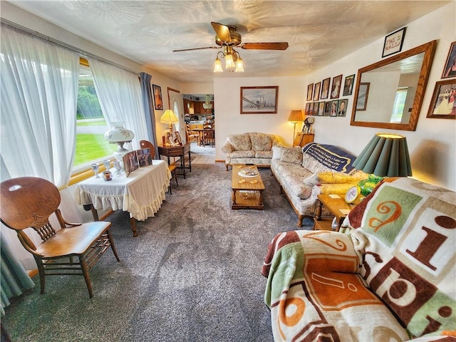 1031 Gameland Rd, Donegal, PA 16025 - living area with ceiling fan