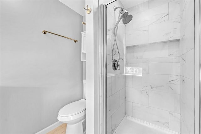 613 Newton Sq, Moon/Crescent Twp, PA 15108 - full bathroom featuring a stall shower and toilet
