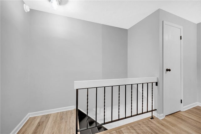 613 Newton Sq, Moon/Crescent Twp, PA 15108 - stairway featuring wood finished floors and baseboards
