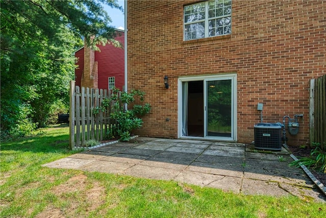613 Newton Sq, Moon/Crescent Twp, PA 15108 - property entrance featuring a patio and brick siding