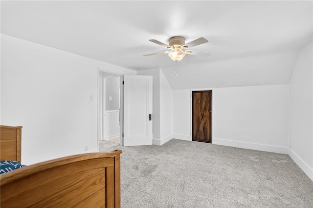 222 S 8th St, West Newton, PA 15089 - bonus room featuring ceiling fan, carpet, and lofted ceiling