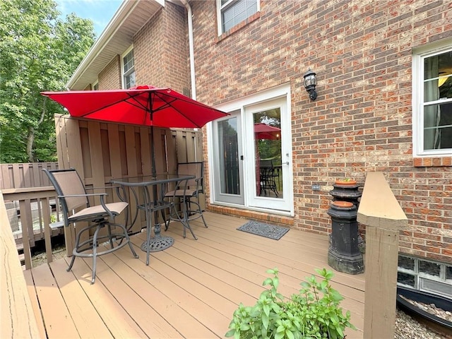 157 Aberdeen Dr, Mccandless, PA 15237 - wooden terrace featuring outdoor dining area