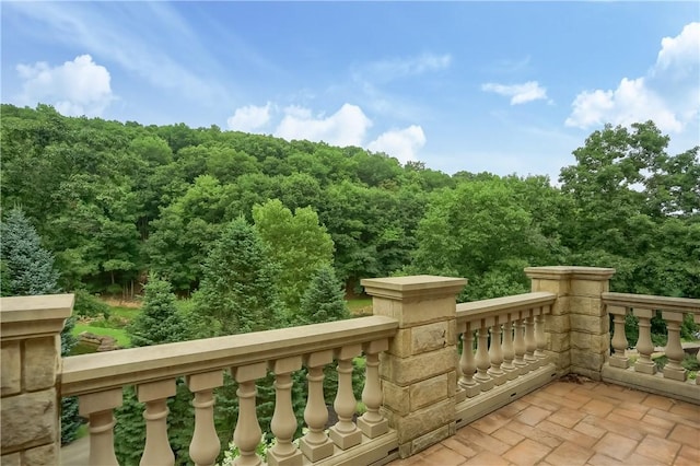 399 Cornetti Rd, Clearfield Twp, PA 16034 - balcony with a wooded view