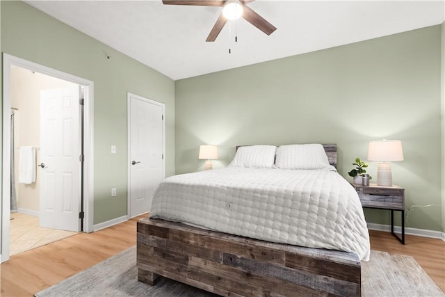 219 Stockton Rdg, Cranberry Twp, PA 16066 - bedroom with light wood-type flooring and ceiling fan