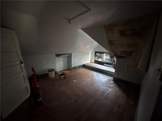 2019 Jenny Lind St, Mckeesport, PA 15132 - bonus room with hardwood / wood-style floors and lofted ceiling