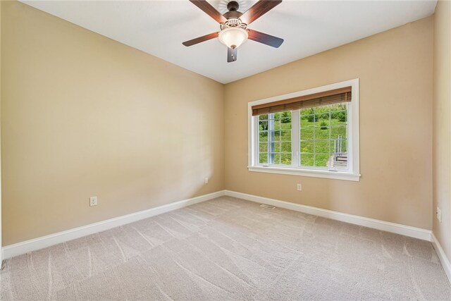 416 Willow Ct, Allegheny Twp, PA 15613 - empty room featuring light colored carpet and ceiling fan