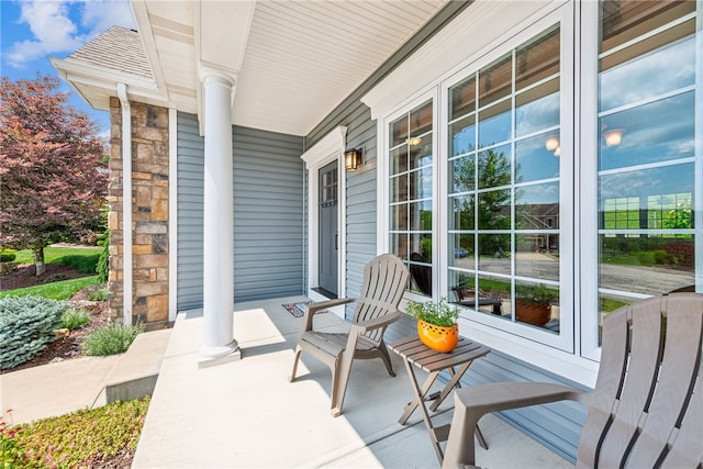 416 Willow Ct, Allegheny Twp, PA 15613 - view of covered porch