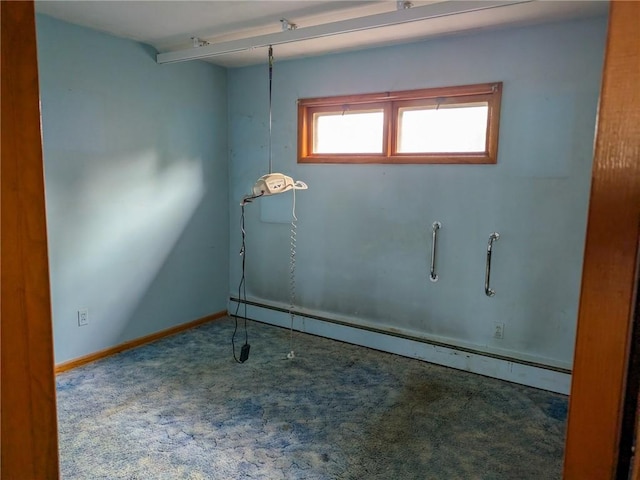 308 E Highland Ave, Ebensburg, PA 15931 - unfurnished room with baseboard heating and carpet