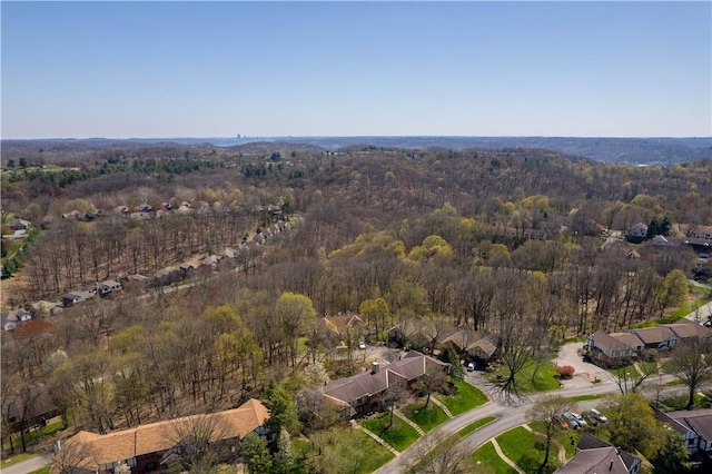 507 Sewickley Heights Dr, Aleppo, PA 15143 - aerial view of property's location featuring a heavily wooded area and nearby suburban area