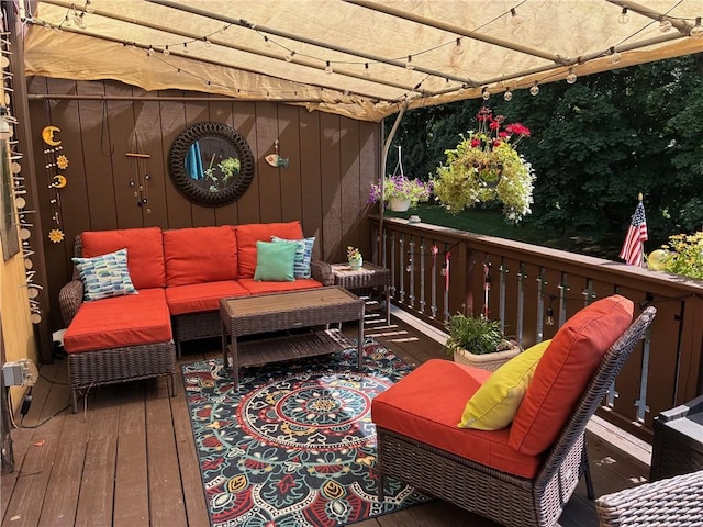 507 Sewickley Heights Dr, Aleppo, PA 15143 - wooden deck featuring an outdoor living space