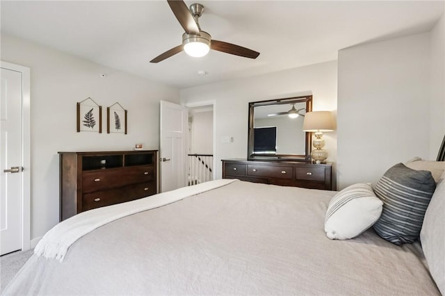 306 Helenium Dr, Adams Twp, PA 16046 - carpeted bedroom with a ceiling fan