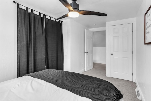 203 Stoney Hollow Rd, Winfield Twp, PA 16023 - carpeted bedroom featuring baseboards and a ceiling fan