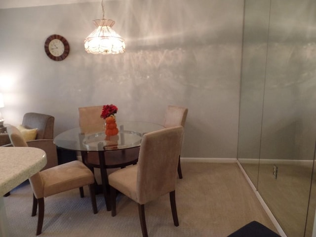 2160 Greentree Rd Unit 701W, Pittsburgh, PA 15220 - dining area with light carpet and baseboards