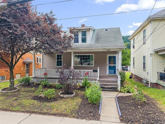 107 Ambridge Ave, Leet Twp, PA 15003 - view of front of home with covered porch
