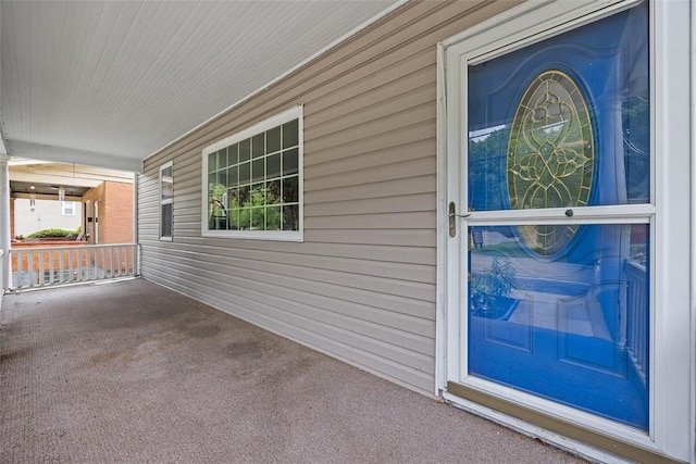 107 Ambridge Ave, Leet Twp, PA 15003 - entrance to property featuring covered porch