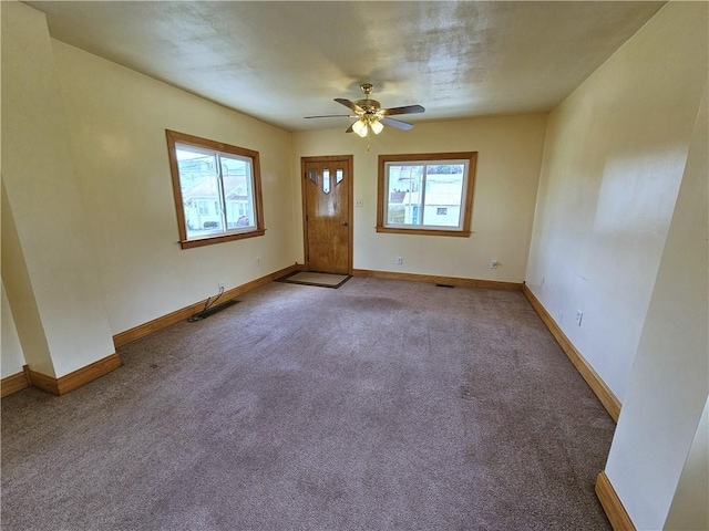 596 Beech St, City Of Washington, PA 15301 - unfurnished room featuring carpet and ceiling fan