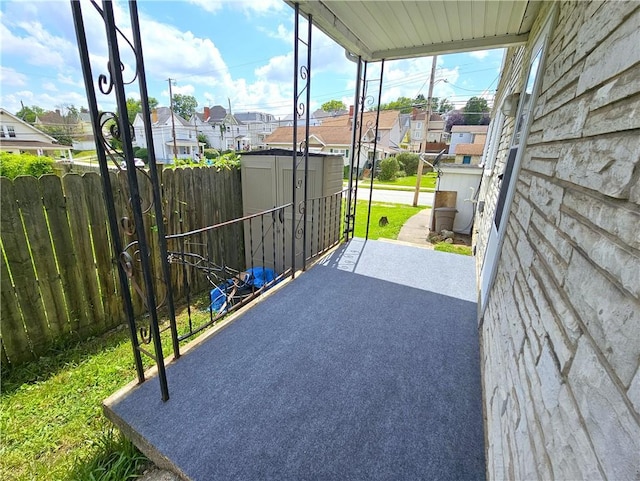 596 Beech St, City Of Washington, PA 15301 - view of patio with a residential view