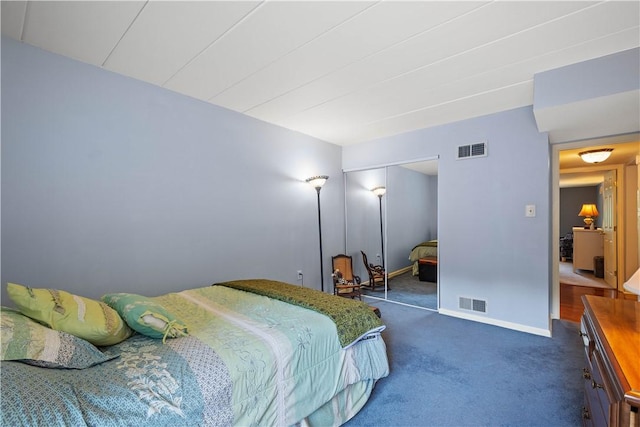 2034 Swallow Hill Rd Unit 419, Pittsburgh, PA 15220 - bedroom featuring dark carpet and a closet