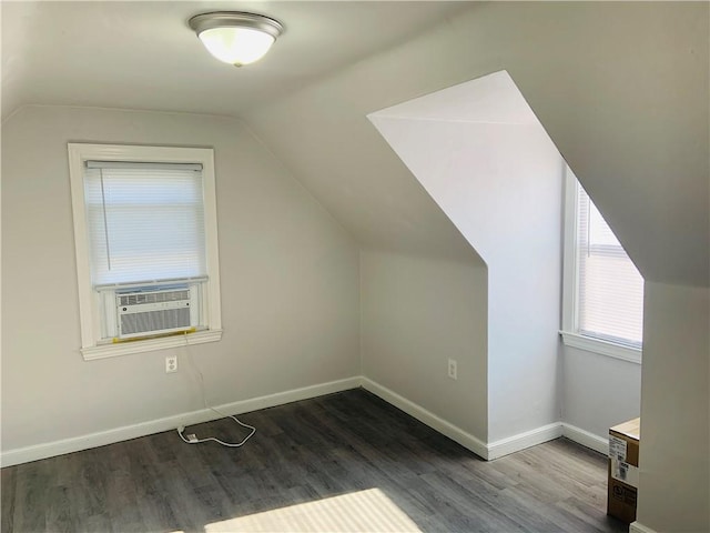 120 Graham Ave N, Versailles, PA 15137 - additional living space featuring lofted ceiling, wood finished floors, and cooling unit