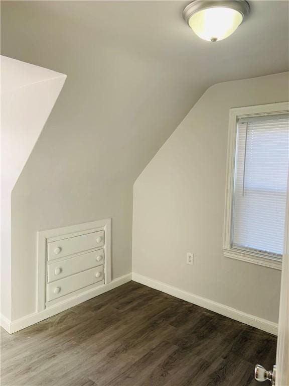 120 Graham Ave N, Versailles, PA 15137 - additional living space with lofted ceiling and dark wood-style floors