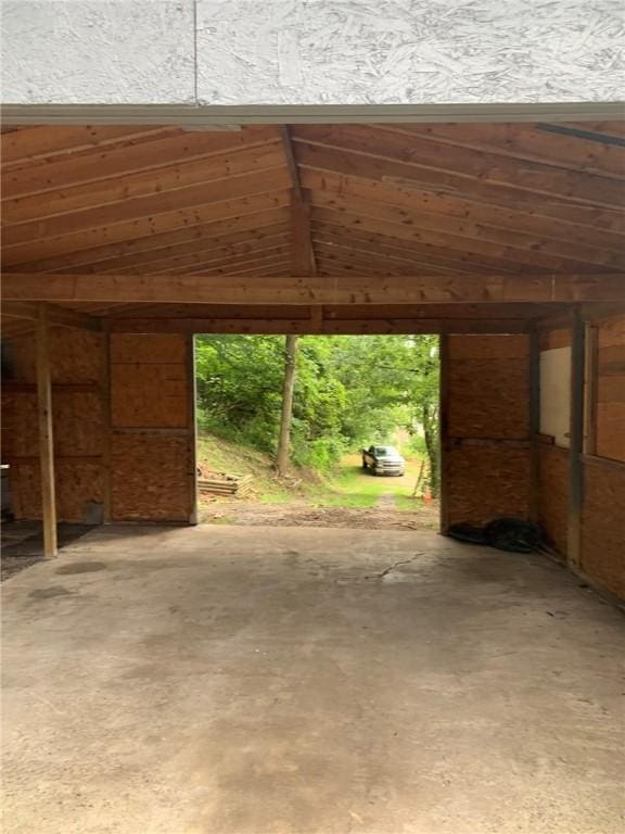 1309 Denise St, Overbrook, PA 15210 - view of vehicle parking featuring a carport
