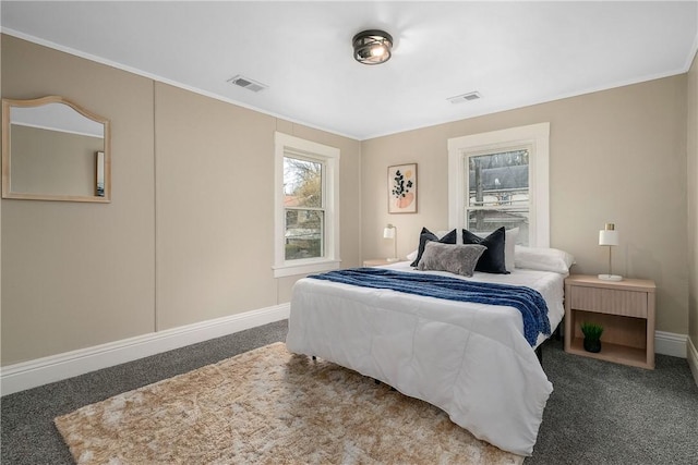 1122 Wade St, Aliquippa, PA 15001 - bedroom with carpet floors and crown molding