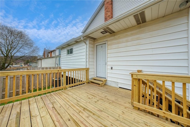 1122 Wade St, Aliquippa, PA 15001 - view of wooden deck