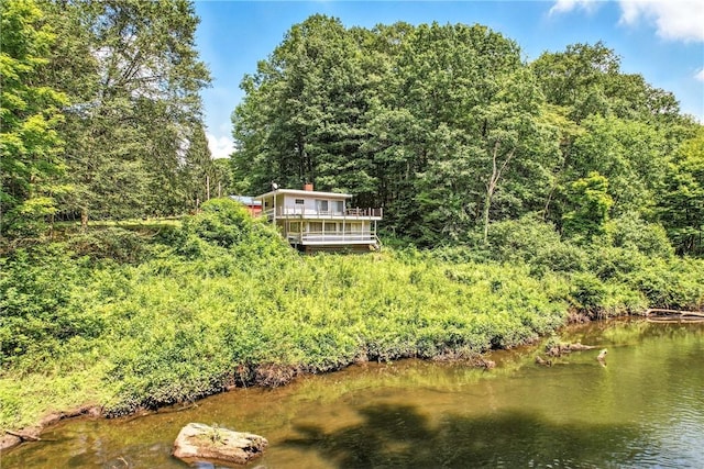 3067 N 3rd St, Jamestown, PA 16134 - water view with a forest