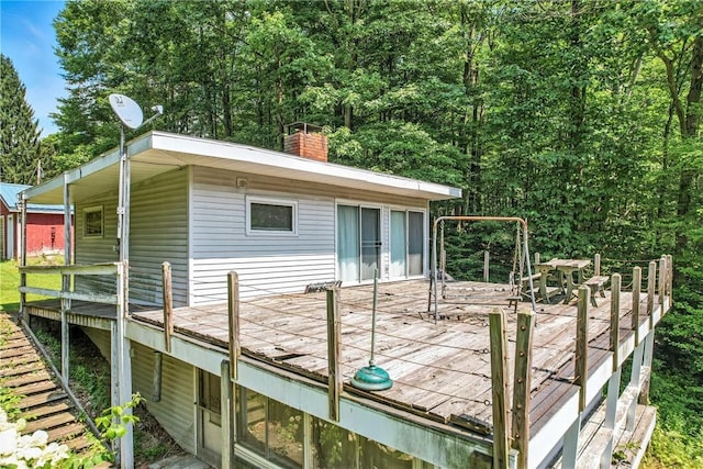 3067 N 3rd St, Jamestown, PA 16134 - view of wooden terrace