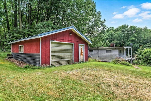 3067 N 3rd St, Jamestown, PA 16134 - view of outbuilding with a view of trees