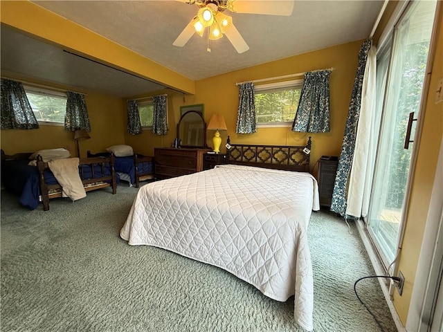 3067 N 3rd St, Jamestown, PA 16134 - carpeted bedroom with ceiling fan