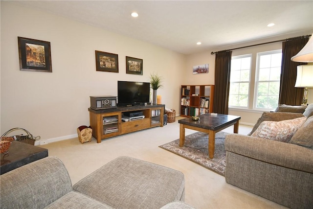 1065 Duncan Ln, Whitehall, PA 15236 - carpeted living room featuring baseboards and recessed lighting