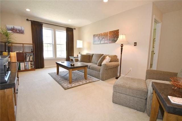 1065 Duncan Ln, Whitehall, PA 15236 - carpeted living room featuring recessed lighting