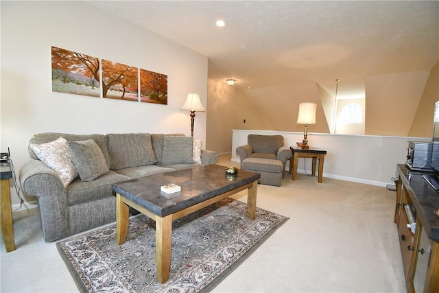 1065 Duncan Ln, Whitehall, PA 15236 - carpeted living area with recessed lighting and baseboards