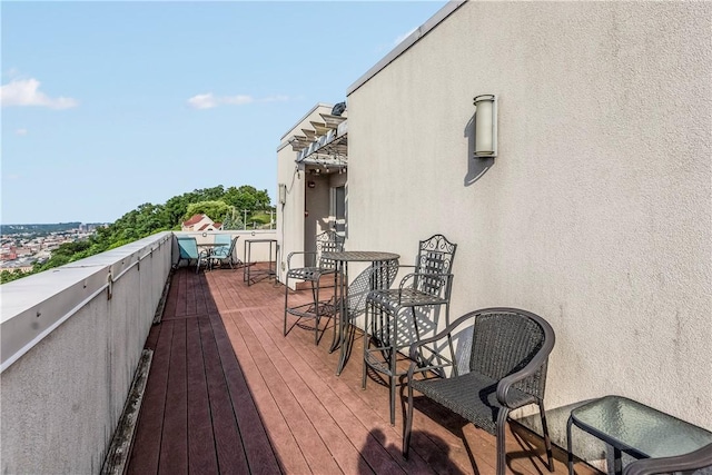 1825 Arcena St Unit 3, Downtown Pgh, PA 15219 - view of wooden deck