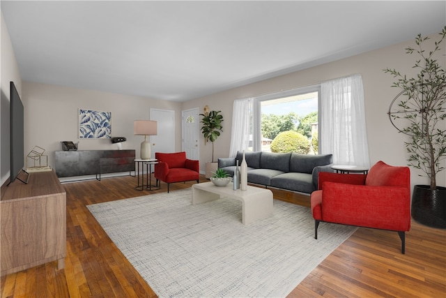 108 Dave St, Daugherty Twp, PA 15066 - living area featuring wood finished floors