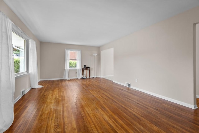 108 Dave St, Daugherty Twp, PA 15066 - spare room featuring hardwood / wood-style flooring and baseboards