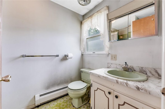 304 Wirsing Rd, Wharton Twp, PA 15440 - bathroom featuring a baseboard radiator and vanity