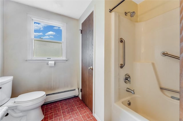 304 Wirsing Rd, Wharton Twp, PA 15440 - bathroom with a baseboard radiator and shower / washtub combination