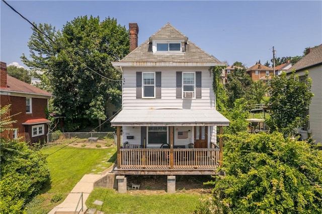 1246 Clairhaven St, Crafton Heights, PA 15205 - view of front of house with a chimney and cooling unit