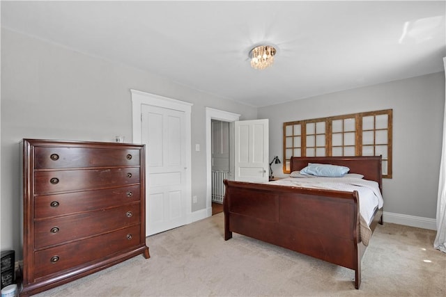 1246 Clairhaven St, Crafton Heights, PA 15205 - bedroom with light colored carpet and baseboards