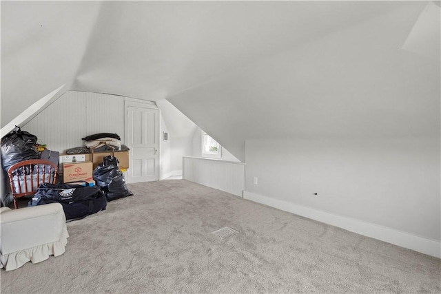 1246 Clairhaven St, Crafton Heights, PA 15205 - additional living space with vaulted ceiling and carpet floors