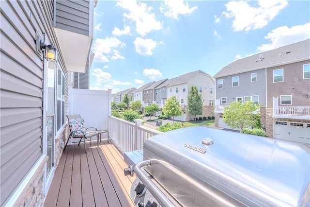 812 Theda Dori St, Cranberry Twp, PA 16066 - wooden terrace with a residential view