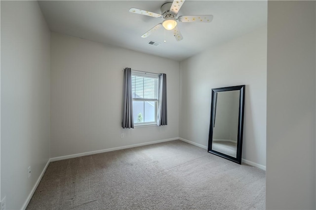 812 Theda Dori St, Cranberry Twp, PA 16066 - carpeted spare room featuring baseboards and a ceiling fan