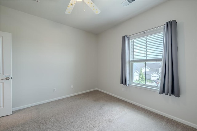 812 Theda Dori St, Cranberry Twp, PA 16066 - carpeted empty room featuring baseboards and a ceiling fan