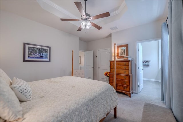812 Theda Dori St, Cranberry Twp, PA 16066 - bedroom with light carpet and a ceiling fan