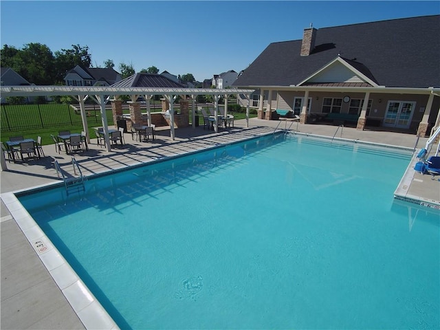 812 Theda Dori St, Cranberry Twp, PA 16066 - community pool with a gazebo and a patio area